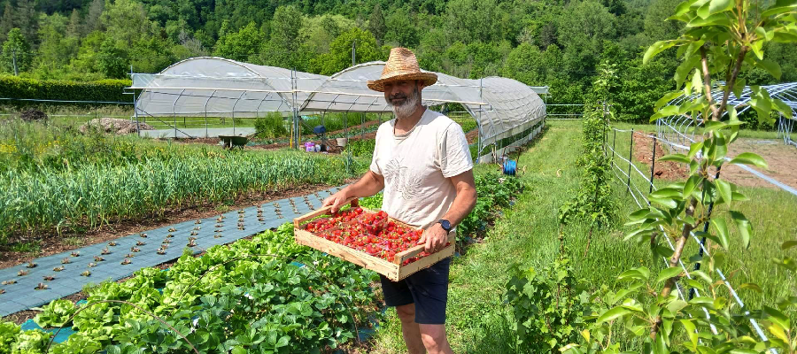 jardin de carpediem producteur de legumes bio aux eyzies